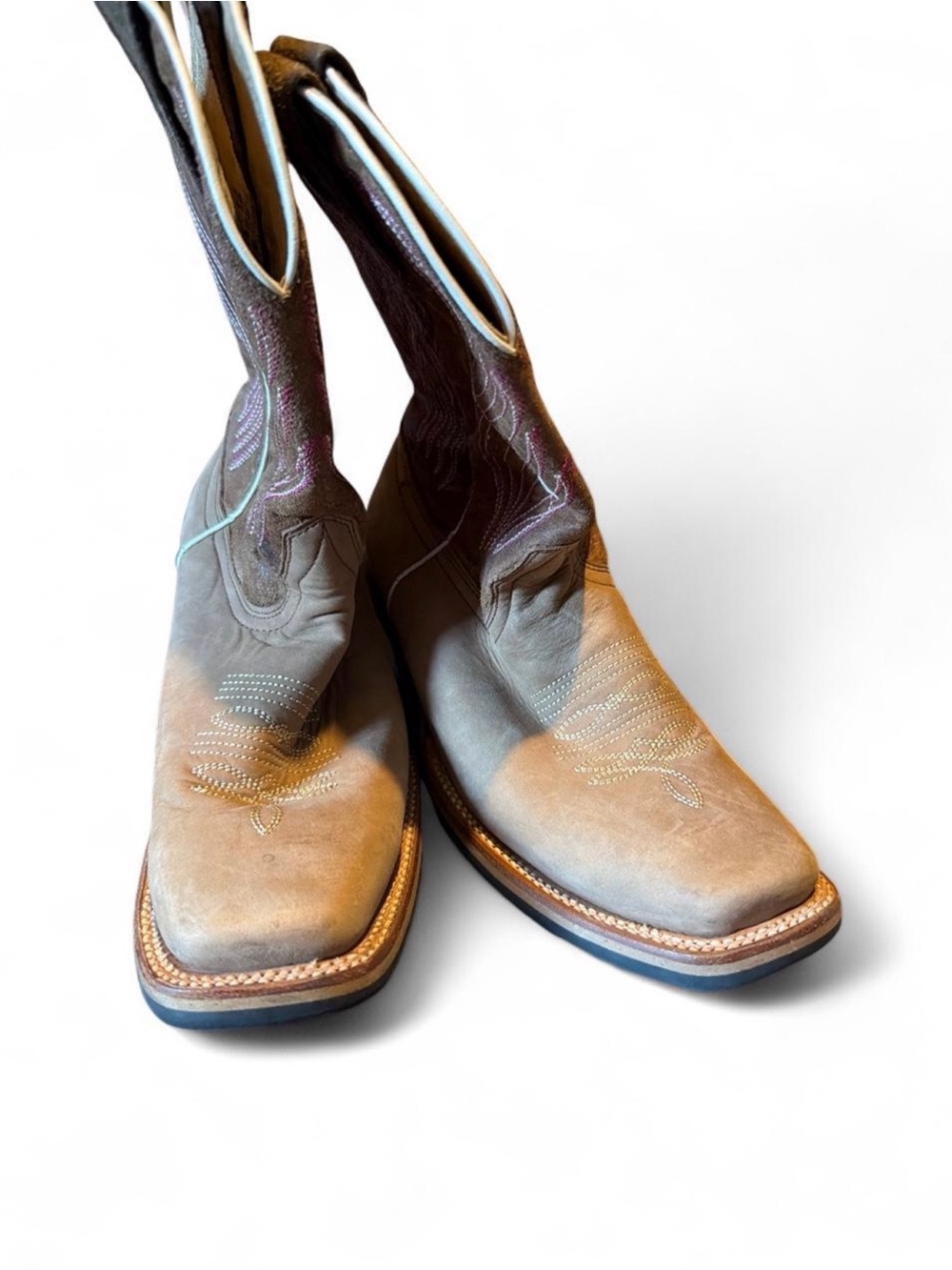 Tombstone Arena Queen Leather Western Boots 8.5